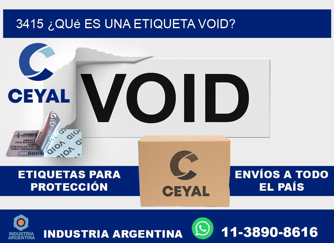 3415 ¿Qué es una etiqueta void?
