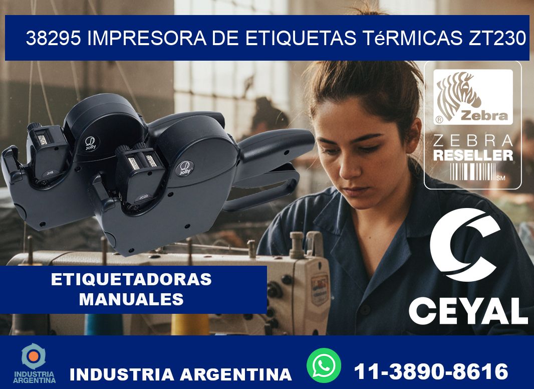 38295 Impresora de etiquetas térmicas ZT230