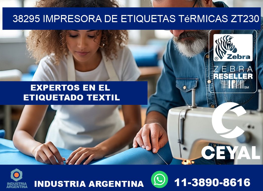 38295 Impresora de etiquetas térmicas ZT230