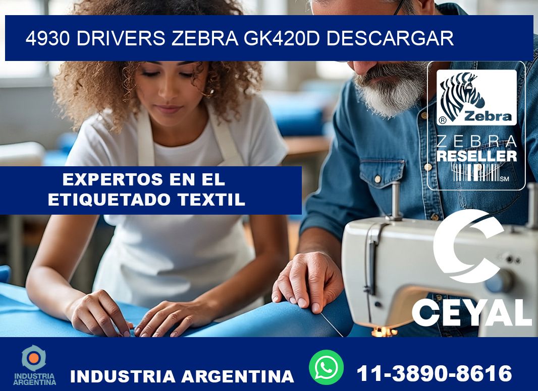 4930 drivers zebra gk420d descargar