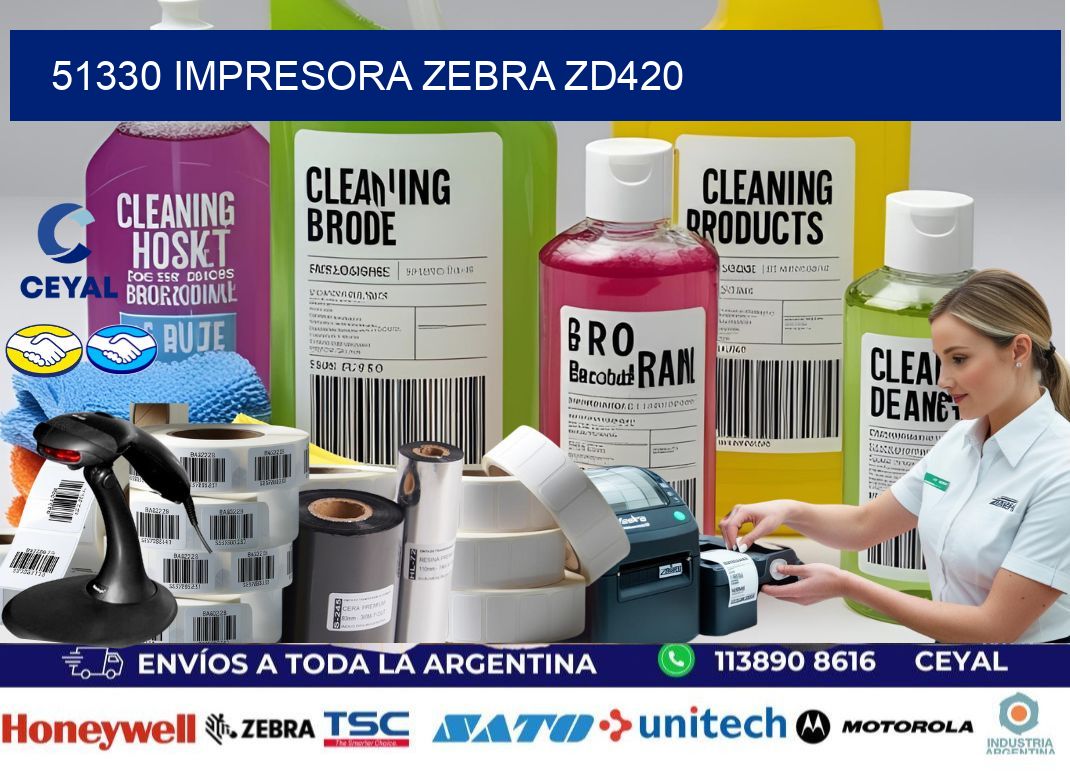 51330 Impresora Zebra ZD420