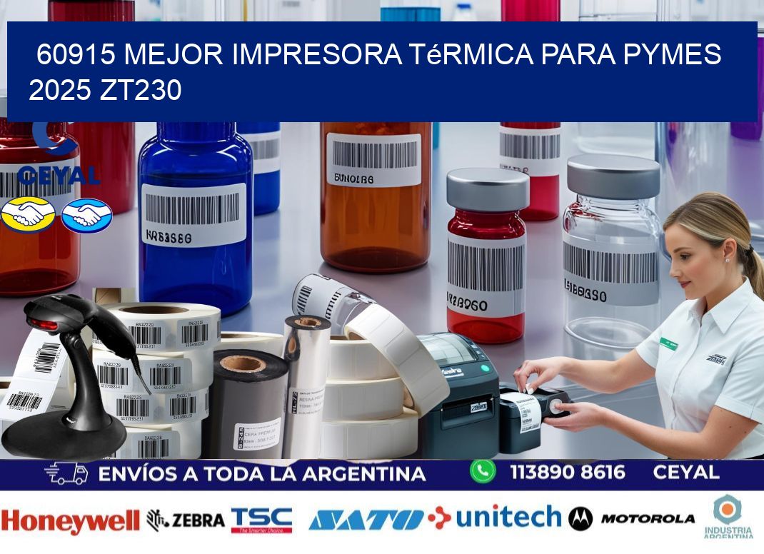 60915 mejor impresora térmica para pymes 2025 ZT230