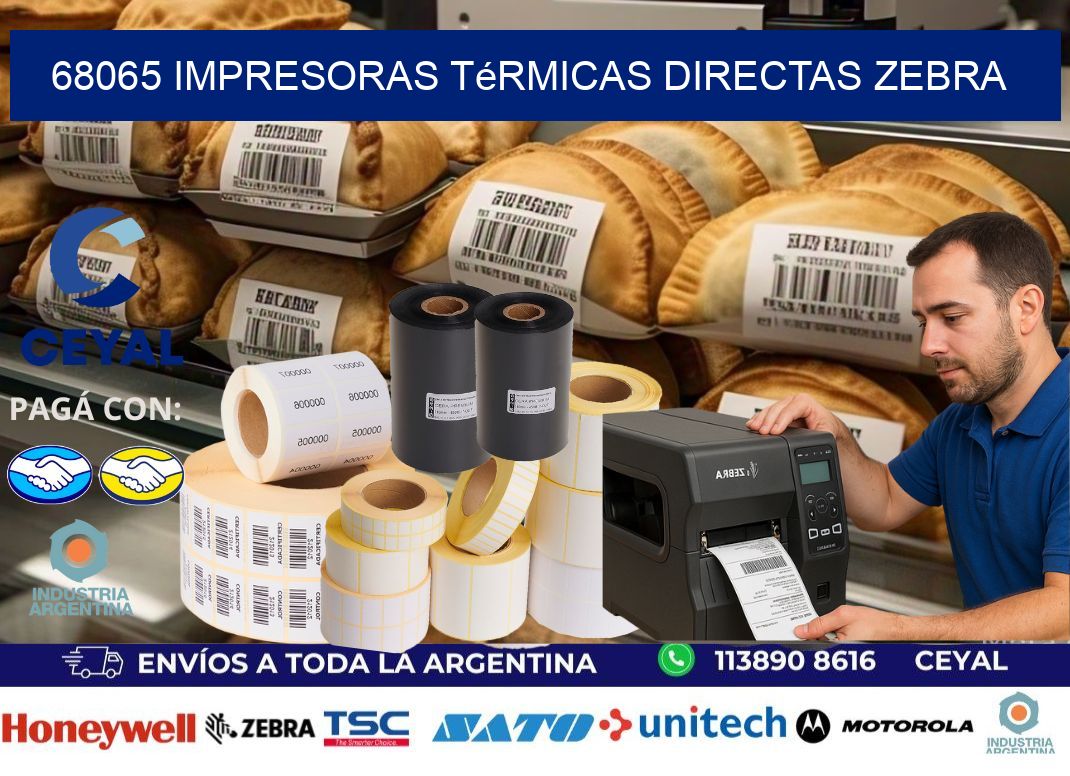 68065 impresoras térmicas directas zebra