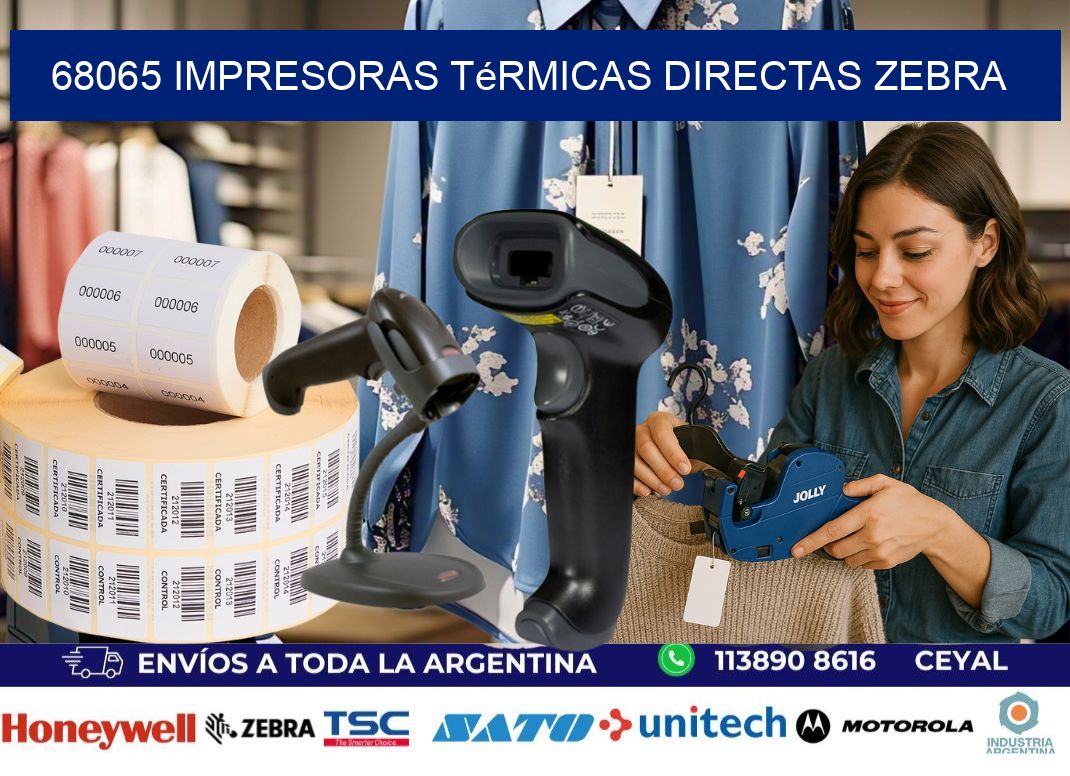 68065 impresoras térmicas directas zebra
