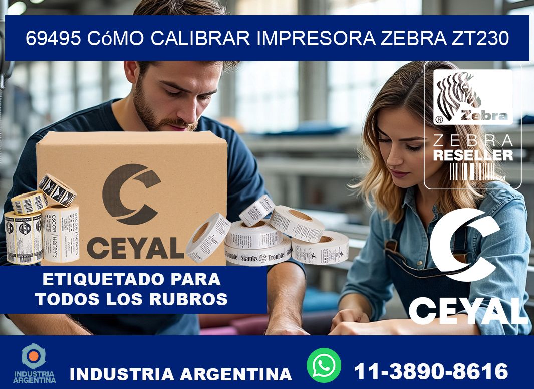 69495 cómo calibrar impresora zebra ZT230
