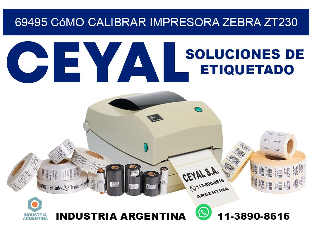 69495 cómo calibrar impresora zebra ZT230