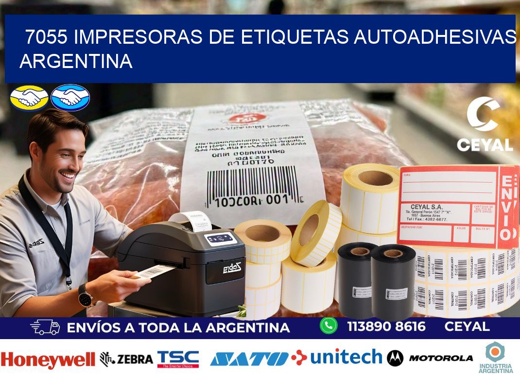 7055 Impresoras de etiquetas autoadhesivas argentina