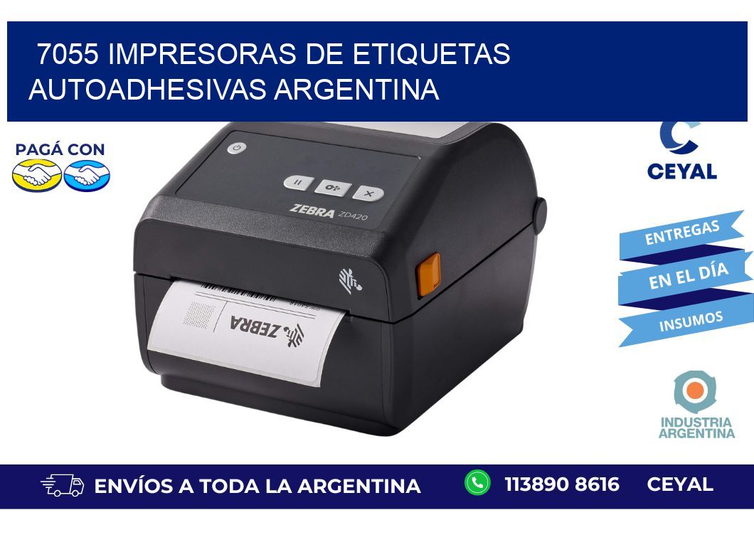 7055 Impresoras de etiquetas autoadhesivas argentina