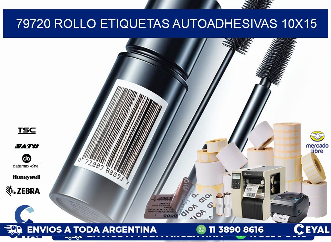 79720 Rollo Etiquetas autoadhesivas 10×15