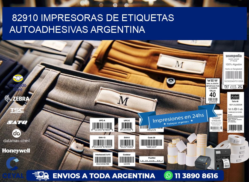 82910 Impresoras de etiquetas autoadhesivas argentina