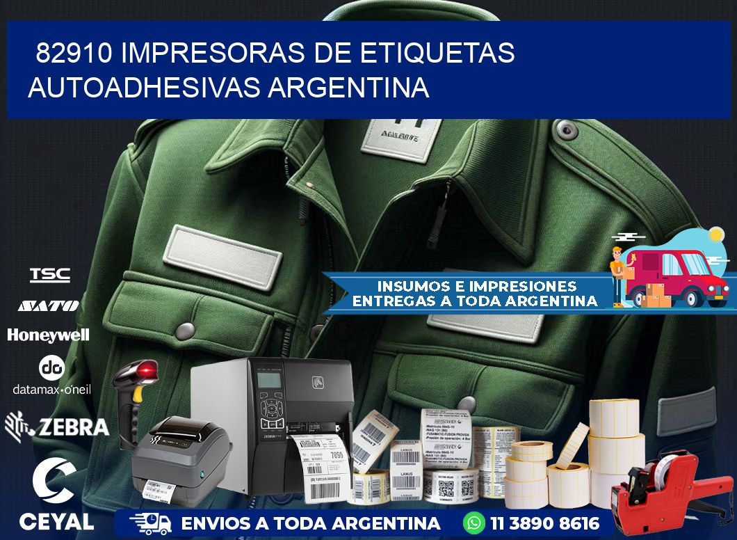 82910 Impresoras de etiquetas autoadhesivas argentina