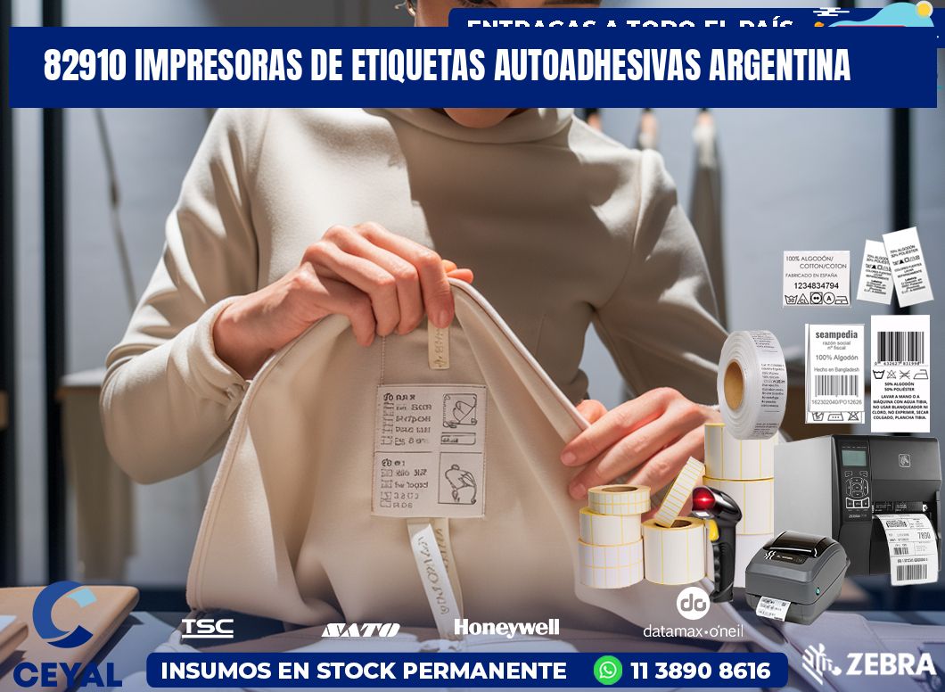 82910 Impresoras de etiquetas autoadhesivas argentina