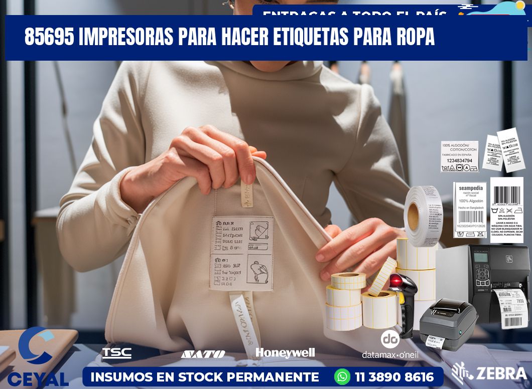 85695 impresoras para hacer etiquetas para ropa