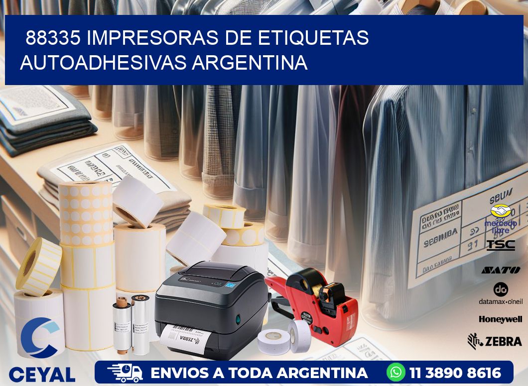 88335 Impresoras de etiquetas autoadhesivas argentina