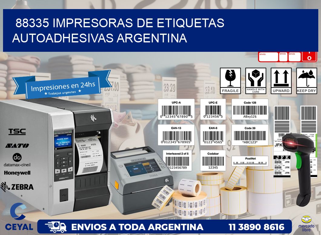 88335 Impresoras de etiquetas autoadhesivas argentina