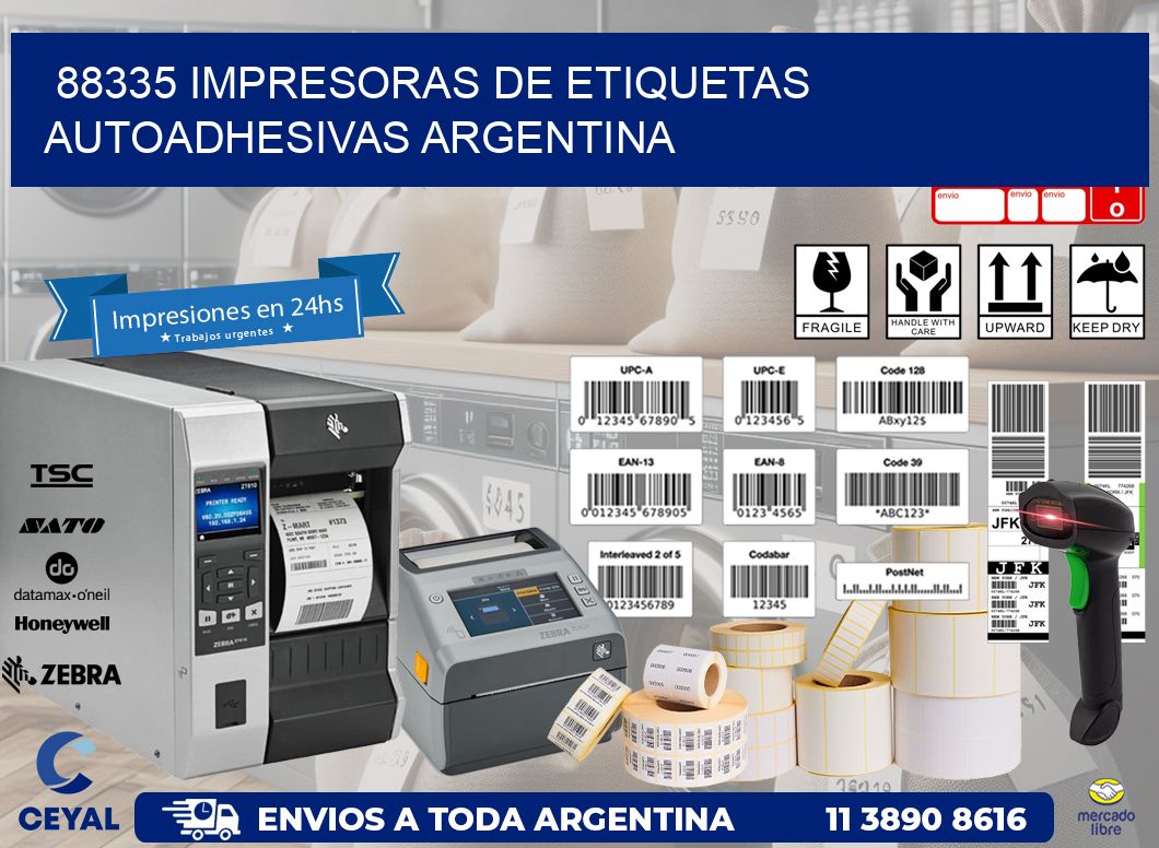 88335 Impresoras de etiquetas autoadhesivas argentina