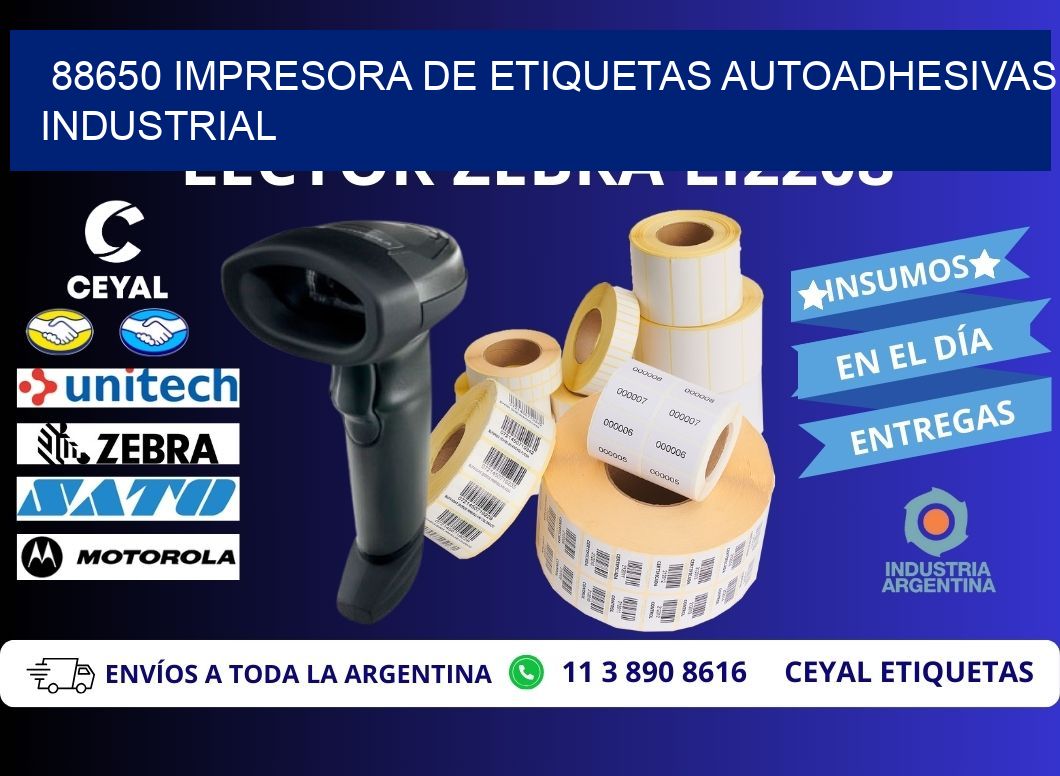 88650 Impresora de etiquetas autoadhesivas industrial