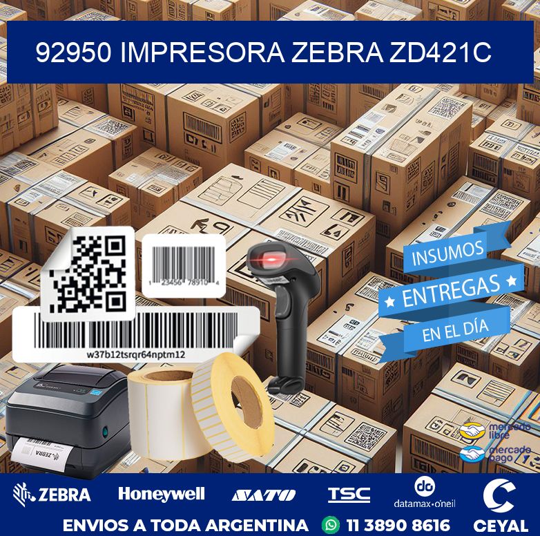 92950 Impresora Zebra zd421c