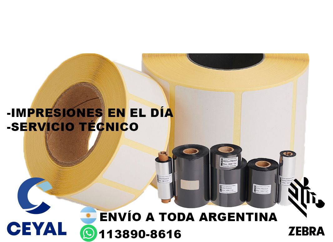 impresora industrial + 53910 etiquetas + ribbon
