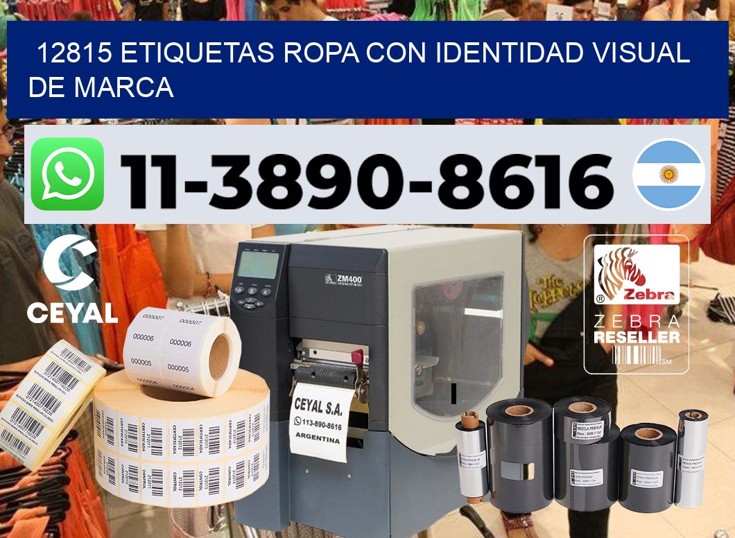 12815 Etiquetas ropa con identidad visual de marca