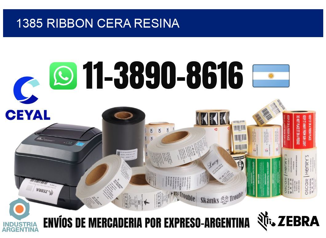 1385 ribbon cera resina