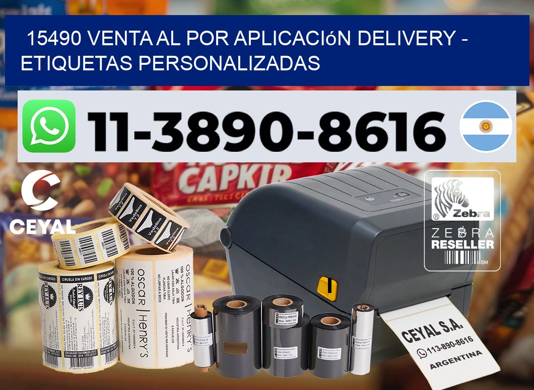 15490 Venta al Por Aplicación delivery – Etiquetas Personalizadas