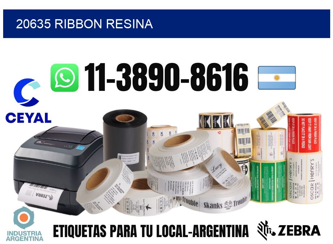 20635 ribbon resina