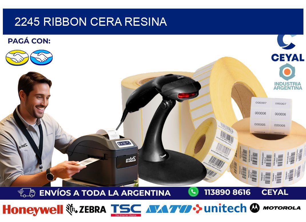 2245 ribbon cera resina