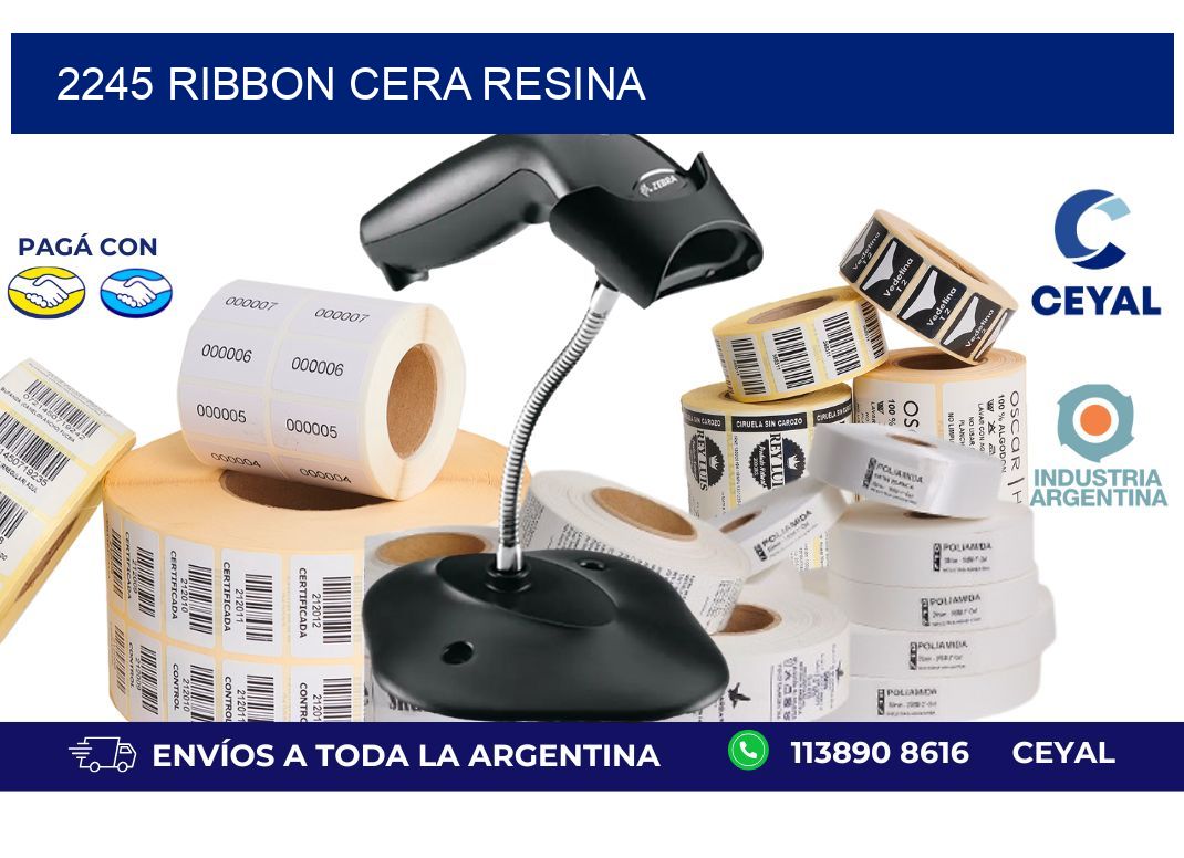 2245 ribbon cera resina