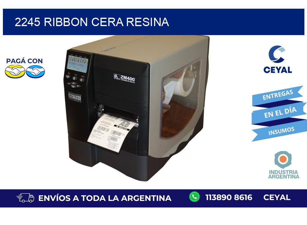 2245 ribbon cera resina