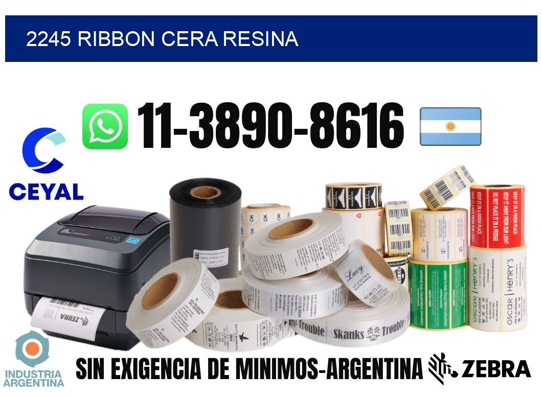2245 ribbon cera resina