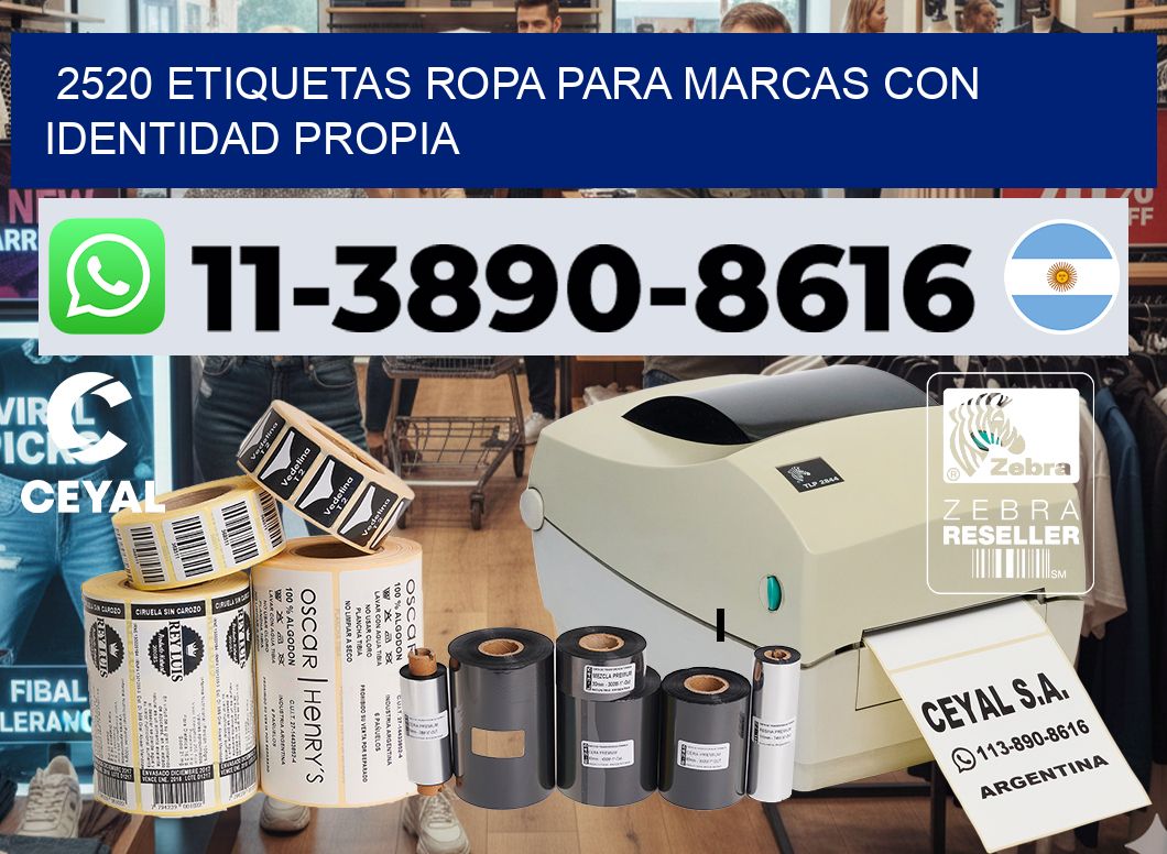 2520 Etiquetas ropa para marcas con identidad propia