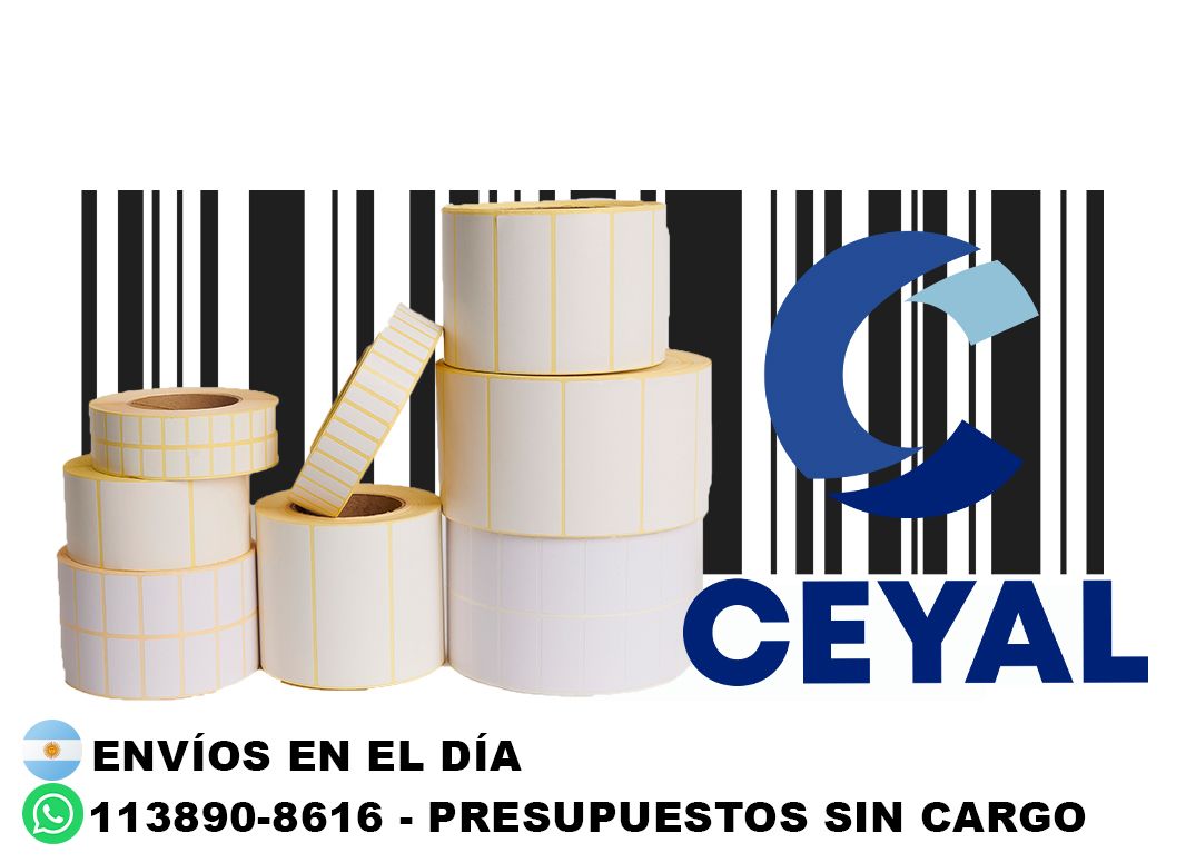 34820 etiquetas con ribbon resistente al calor