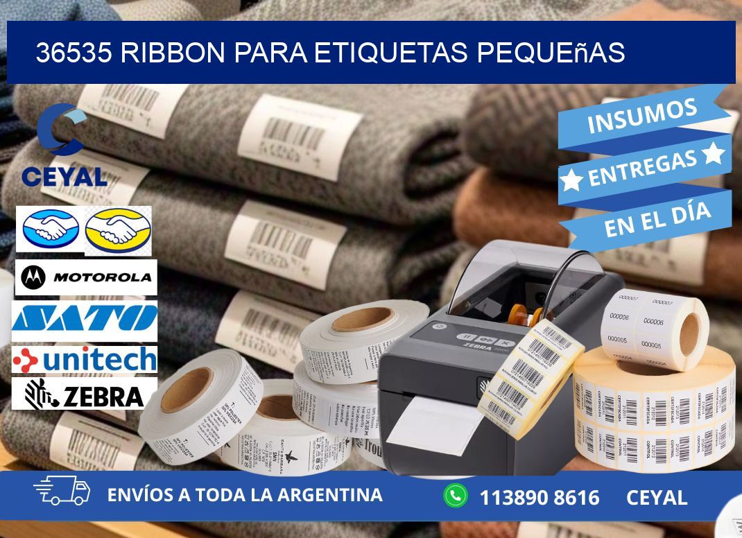 36535 ribbon para etiquetas pequeñas