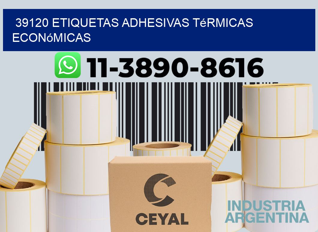 39120 etiquetas adhesivas térmicas económicas