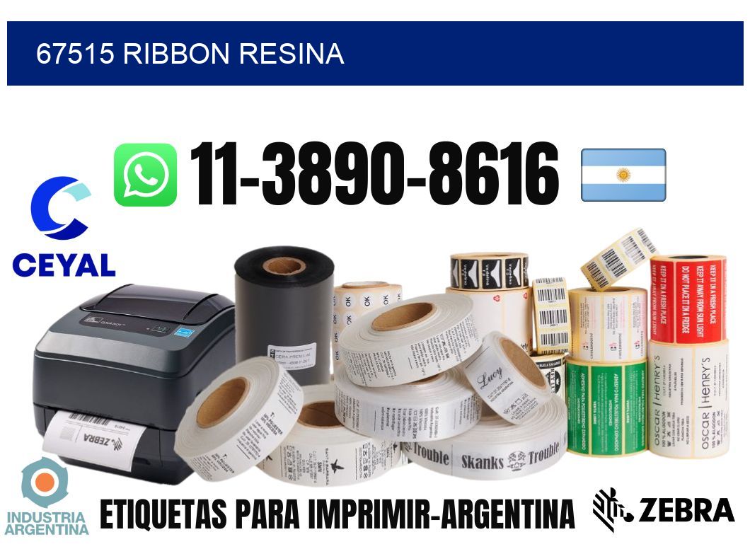 67515 ribbon resina