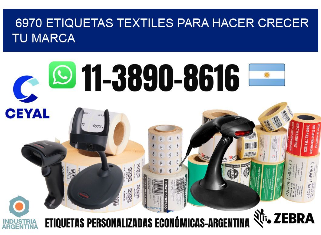 6970 Etiquetas textiles para hacer crecer tu marca