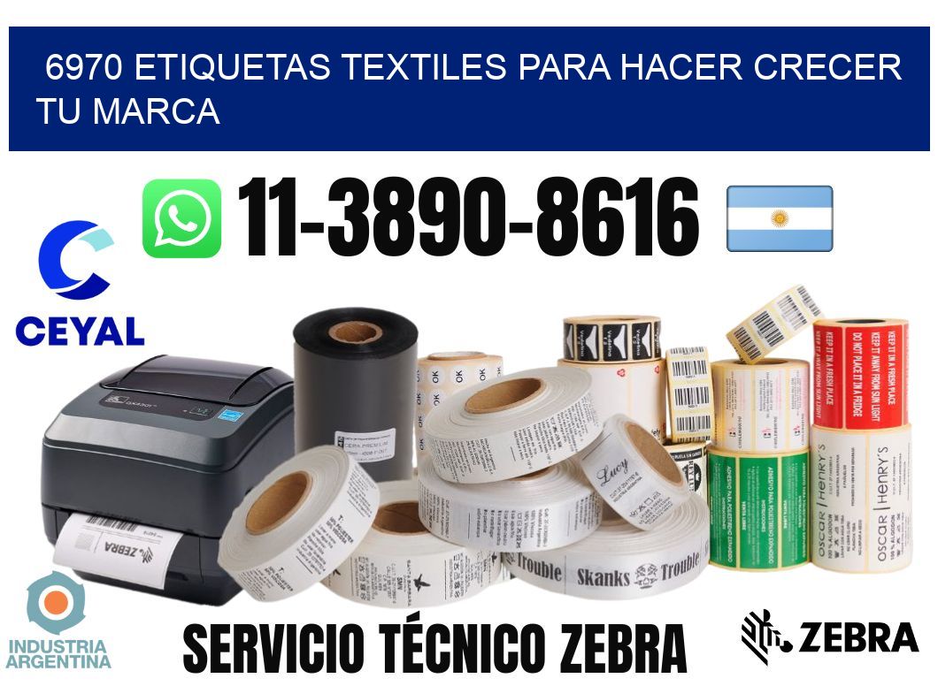 6970 Etiquetas textiles para hacer crecer tu marca