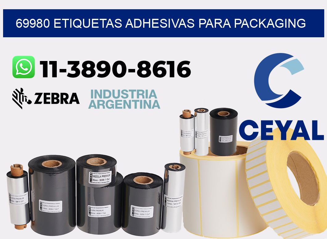 69980 etiquetas adhesivas para packaging