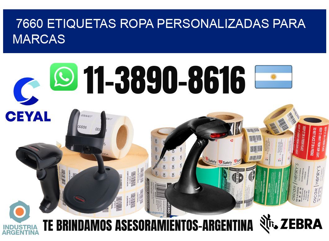 7660 Etiquetas ropa personalizadas para marcas