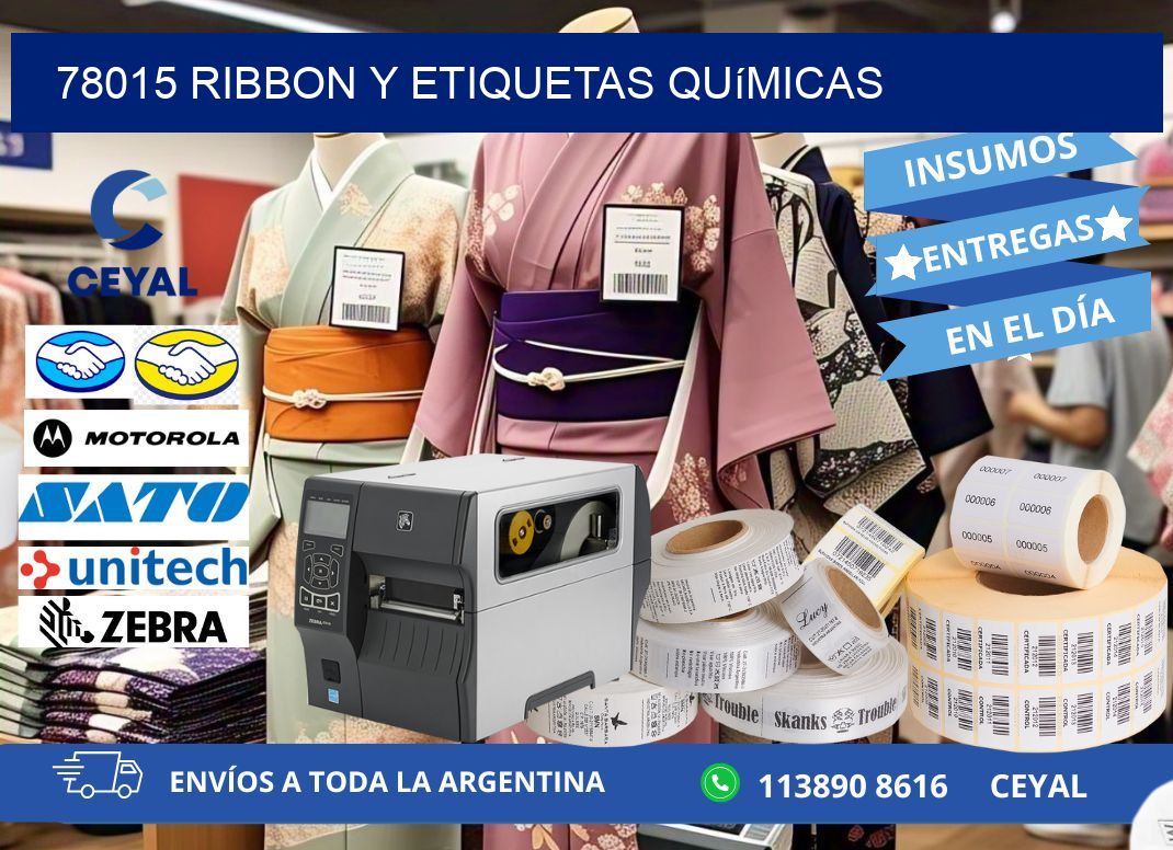 78015 ribbon y etiquetas químicas