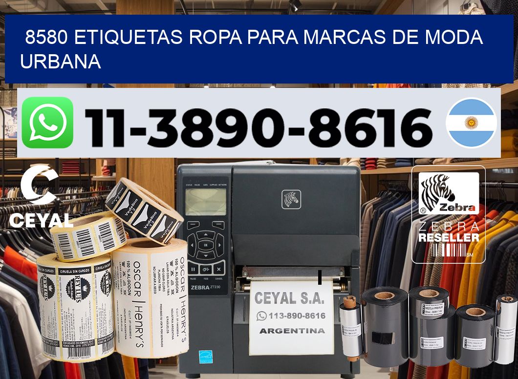 8580 Etiquetas ropa para marcas de moda urbana