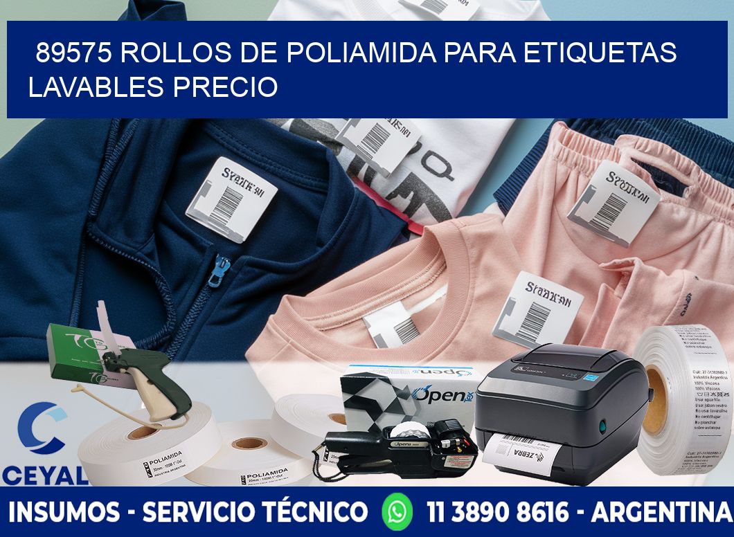 89575 rollos de poliamida para etiquetas lavables precio