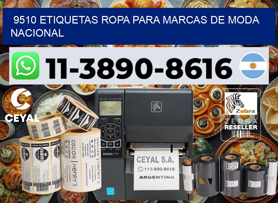 9510 Etiquetas ropa para marcas de moda nacional