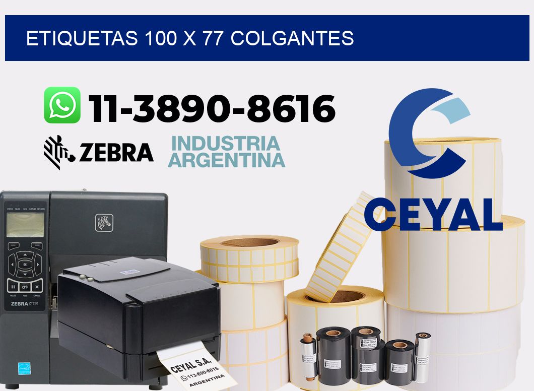 etiquetas 100 x 77 colgantes