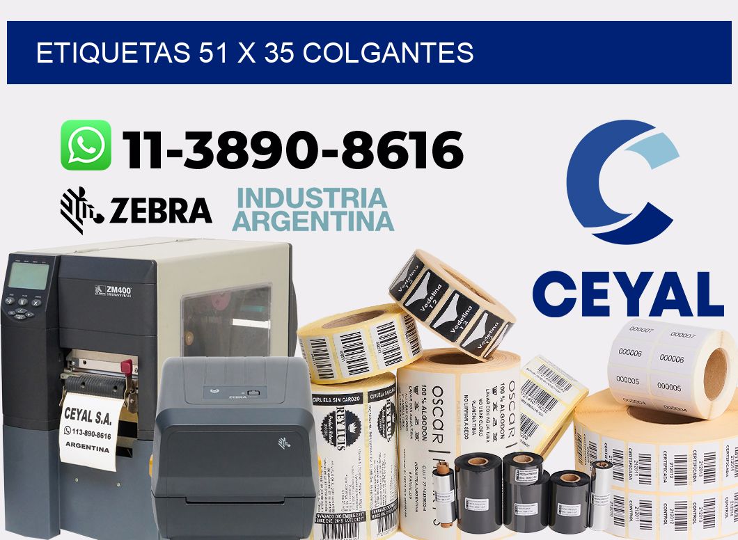 etiquetas 51 x 35 colgantes