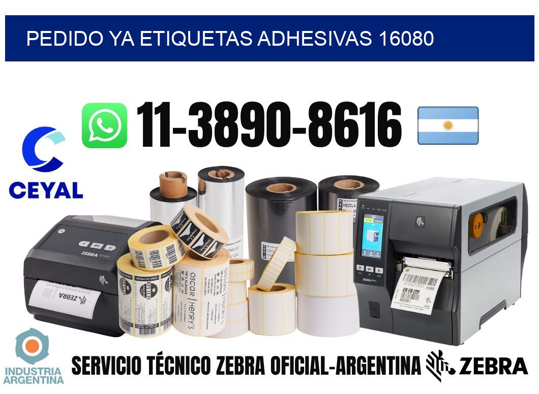 pedido ya etiquetas adhesivas 16080