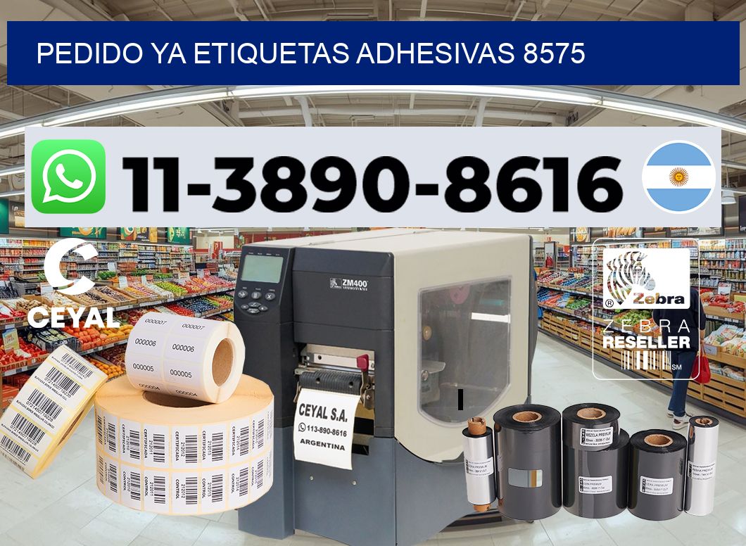 pedido ya etiquetas adhesivas 8575