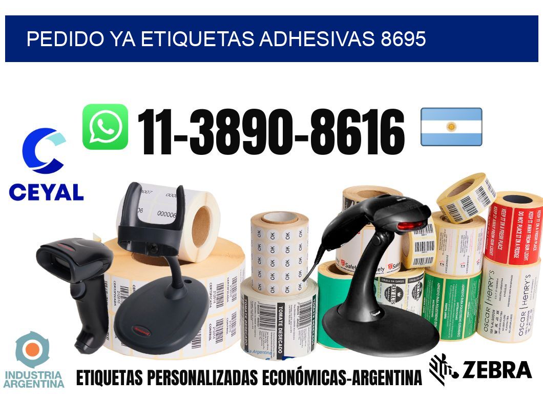 pedido ya etiquetas adhesivas 8695