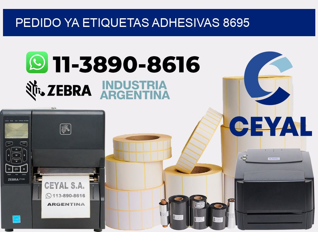 pedido ya etiquetas adhesivas 8695